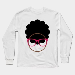 Bookish Afro Logo Long Sleeve T-Shirt